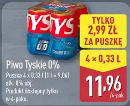 ALDI Piwo Tyskie 0% oferta