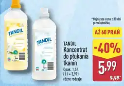 ALDI TANDiL Koncentrat do płukania tkanin oferta