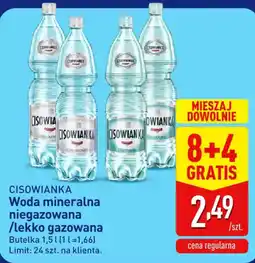 ALDI Cisowianka Woda mineralna niegazowana /lekko gazowana oferta