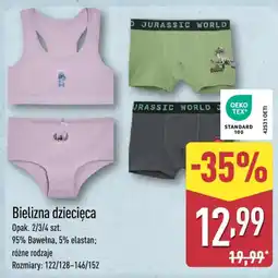 ALDI Bielizna dziecięca oferta