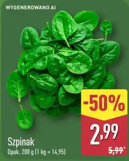 ALDI Szpinak oferta