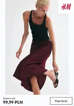 H&M Spódnica midi H & M oferta