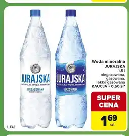 Carrefour Express Woda mineralna gazowana Jurajska lekko oferta