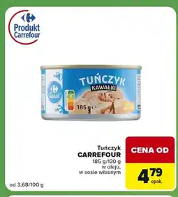 Carrefour Express Tuńczyk w sosie własnym Carrefour oferta