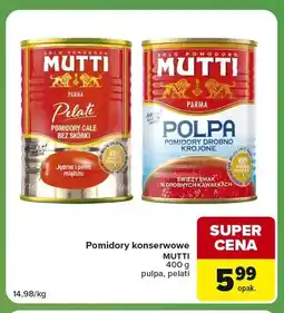 Carrefour Express Pomidory konserwowe pelati Mutti oferta