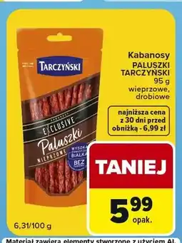 Carrefour Express Kabanosy Paluszki Tarczyński drobiowe oferta