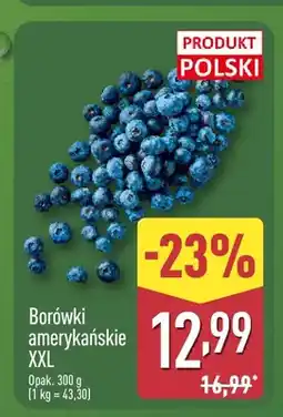 ALDI Borówki amerykańskie XXL oferta