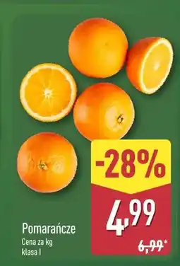 ALDI Pomarańcze oferta
