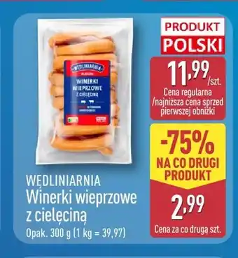 ALDI Winerki wieprzowe z cielęciną Wędliniarnia oferta
