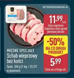 ALDI Schab wieprzowy bez kości w plastrach Mięsne Specjały oferta