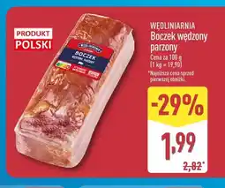 ALDI Boczek wędzony parzony Wędliniarnia oferta