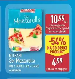ALDI Ser mozzarella w kawałku Milsani oferta