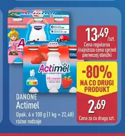 ALDI Napój jogurtowy Actimel Truskawka 6-pak oferta