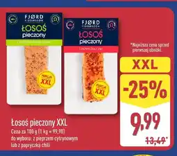 ALDI Łosoś pieczony z papryczką chili XXL Fjørd Fiskurssøn oferta