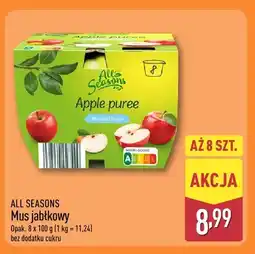 ALDI Mus jabłkowy All Seasons 8-pak oferta