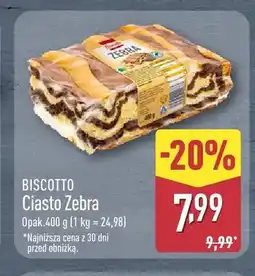 ALDI Ciasto Zebra Biscotto oferta