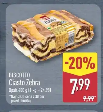ALDI Ciasto Zebra Biscotto oferta