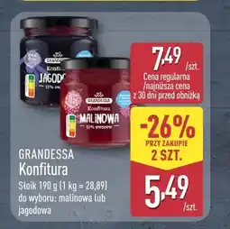ALDI Konfitura malinowa Grandessa oferta