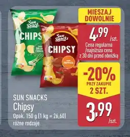 ALDI Chipsy Sun Snacks oferta
