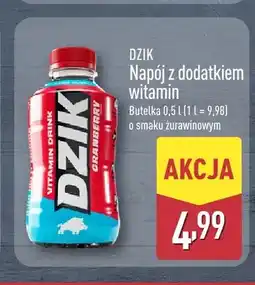 ALDI Napój z dodatkiem witamin Dzik o smaku żurawinowym oferta