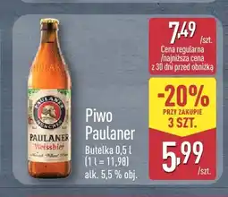 ALDI Piwo Paulaner oferta