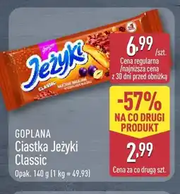 ALDI Ciastka Jeżyki Classic Goplana oferta