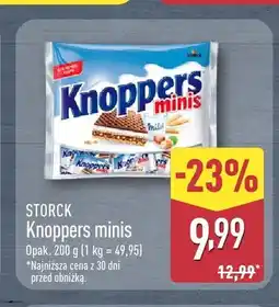 ALDI Wafle Knoppers minis oferta