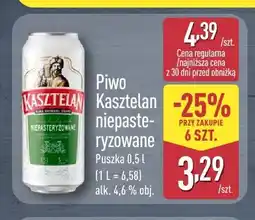 ALDI Piwo Kasztelan niepasteryzowane oferta