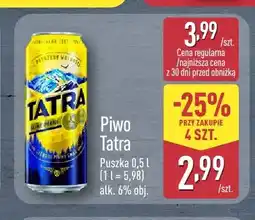 ALDI Piwo Tatra oferta