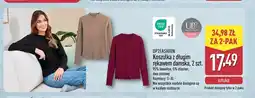 ALDI Koszulka z długim rękawem damska UP2FASHION 2-pak oferta