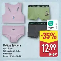 ALDI Bielizna dziecięca oferta
