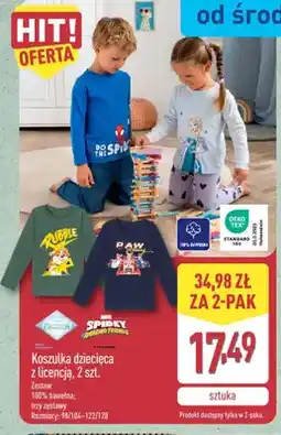 ALDI Koszulka dziecięca z licencją 2-pak oferta