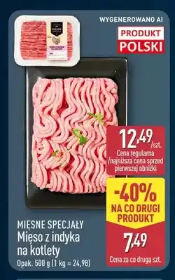 ALDI Mięso z indyka na kotlety Mięsne Specjały oferta