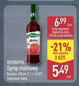 ALDI Syrop malinowy Herbapol oferta