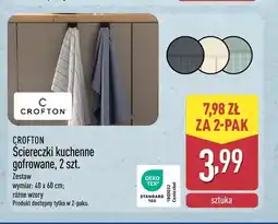 ALDI Ściereczki kuchenne gofrowane Crofton 2-pak oferta