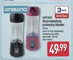 ALDI Bezprzewodowy przenośny blender Ambiano oferta
