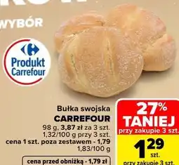 Carrefour Market Bułka swojska CARREFOUR oferta