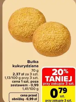 Carrefour Market Bułka kukurydziana oferta