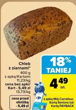 Carrefour Market Chleb z ziarnami oferta