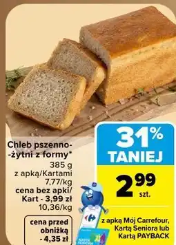 Carrefour Market Chleb pszenno-żytni z formy oferta