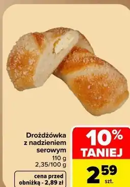 Carrefour Market Drożdżówka z nadzieniem serowym oferta