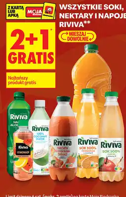 Biedronka Soki, nektary i napoje Riviva oferta