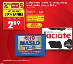 Biedronka Masło ekstra Polskie Mlekovita, 200 g Masło ekstra Łaciate oferta