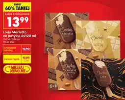 Biedronka Lody Marletto na patyku oferta