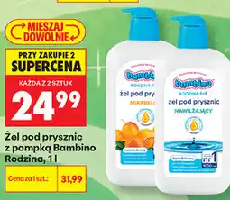 Biedronka Żel pod prysznic z pompką Bambino Rodzina oferta