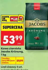 Biedronka Kawa ziarnista Jacobs Krönung oferta