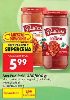 Biedronka Sos Pudliszki oferta
