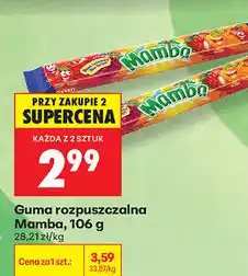 Biedronka Guma rozpuszczalna Mamba oferta