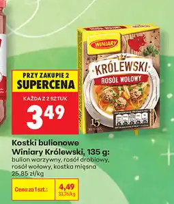 Biedronka Kostki bulionowe Winiary Królewski oferta