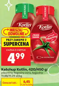 Biedronka Ketchup Kotlin oferta